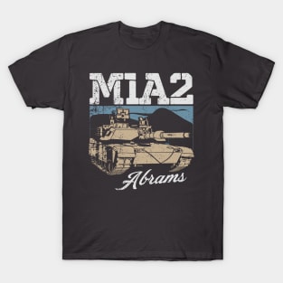 M1A2 Abrams - American Desert Storm Tank T-Shirt